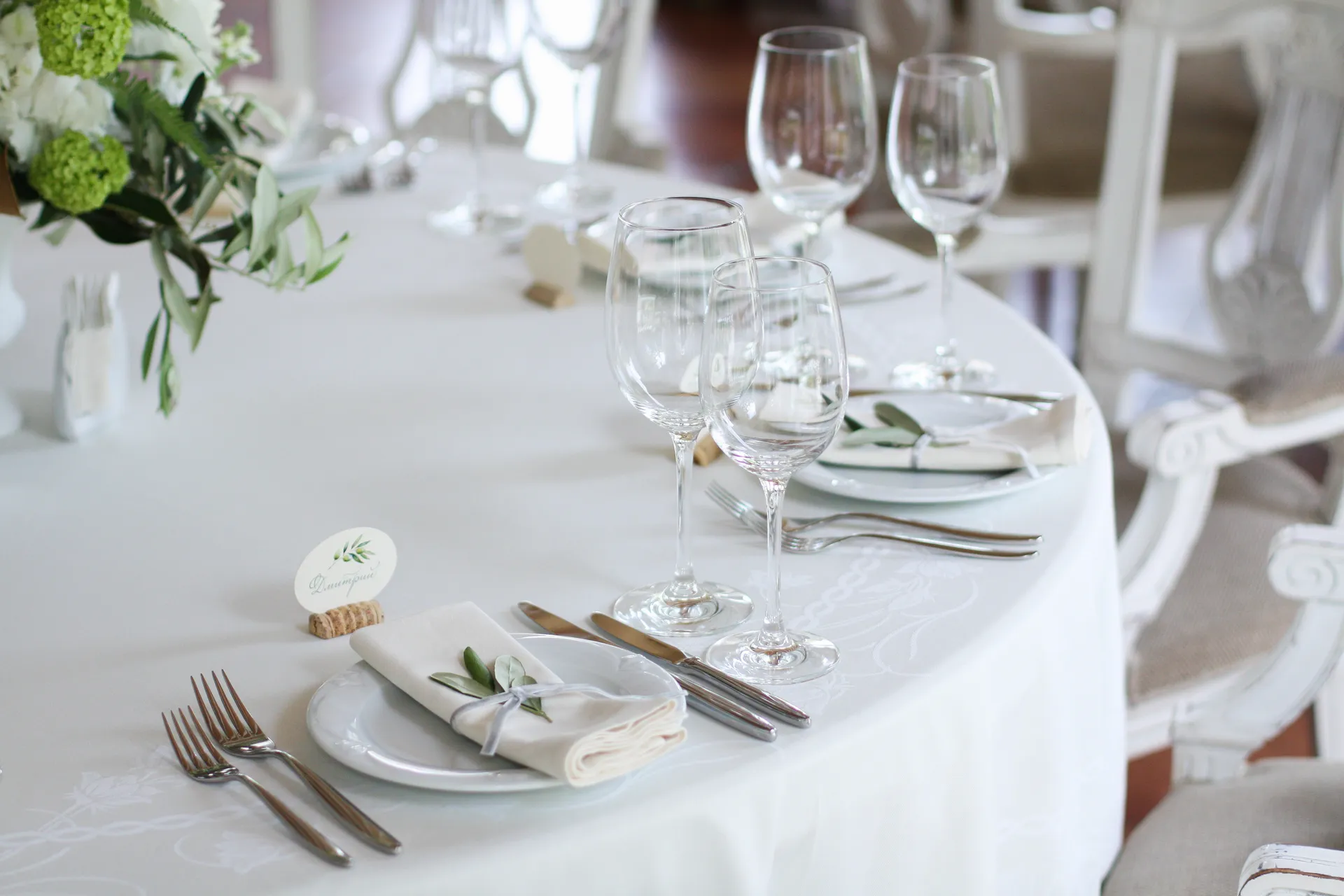 Mesa montada elegante